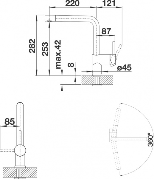 ��������� Blanco Linus Silgranit 526149 ��� �������� �����
