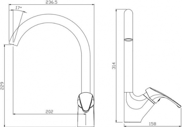 ��������� Aquanet Practic AF100-41� ��� �������� �����