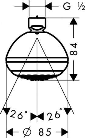 ������� ��� Hansgrohe Crometta 85 Green 1jet 28423000
