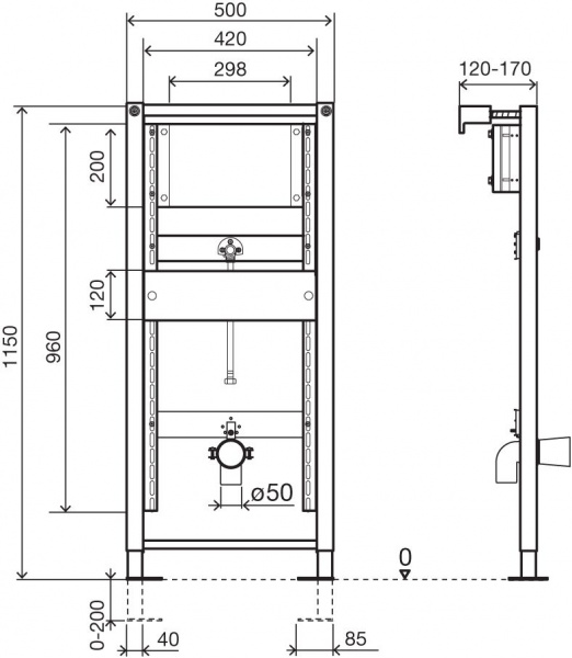 ������� ����������� ��� ��������� OLI Euro II Urinal