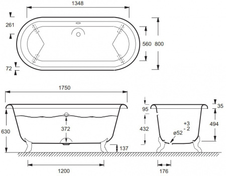 �������� ����� Jacob Delafon Cleo E2901N-00 �����