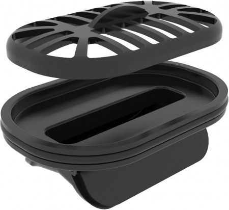   Pestan Confluo Frameless Line 950 black glass