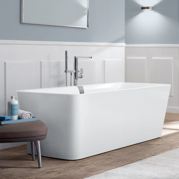 ��������� ����� Villeroy & Boch Squaro Edge 12 UBQ180SQE7PDV-RW 180x80, ����-�������, stone white