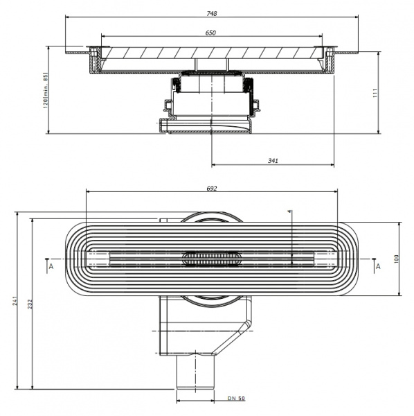 ������� ����� Pestan Confluo Slim Line 650 � �������� 13100033