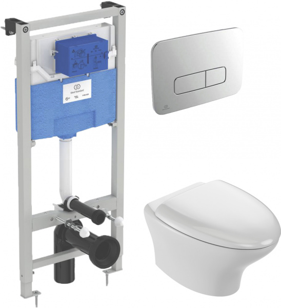 �������� ������ ��������� Jacob Delafon Nouvelle Vague EDJ102-00 + ������-������� � ����������� + ����������� Ideal Standard ProSys 120P R027767 + ������ ����� ����