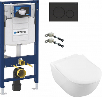 �������� ������ ��������� Villeroy & Boch Subway 2.0 � ������������ Geberit Duofix UP 320 � ������� ����� Geberit Sigma 20