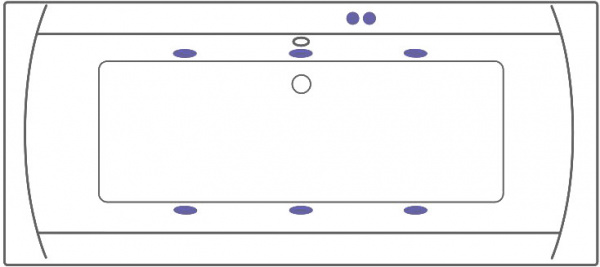 ��������� ����� Excellent Aquaria Lux WAEX.AQU18.SOFT 180x80