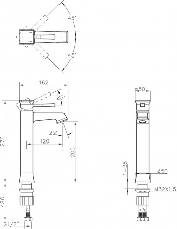 ��������� BelBagno Mille MIL LMC CRM ��� ��������