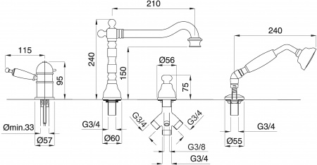 ��������� Migliore Oxford ML.OXF-6358.BI.CR �� ���� �����, ����