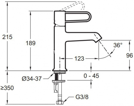 ��������� Jacob Delafon Odeon Rive Gauche E21029-00-00 ��� ��������