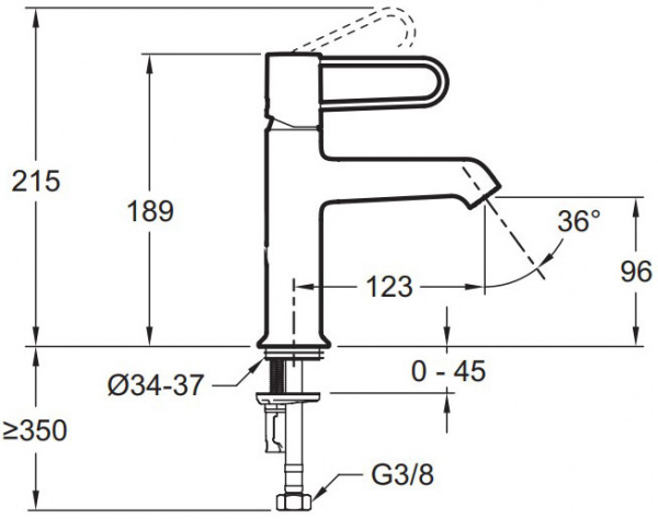 ��������� Jacob Delafon Odeon Rive Gauche E21029-00-00 ��� ��������