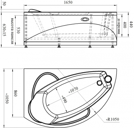 ��������� ����� Radomir Vannesa Massage ����� 165�105, � �������������, �������� � �������, �����, L