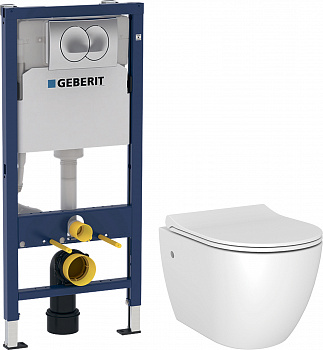 �������� ������ ��������� STWORKI Merlingen MWH48 + ����������� Geberit Duofix 458.133.21.1 � ������� �����