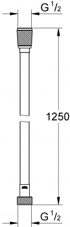 ������� ����� Grohe Silverflex 28362GL0 125��, �������� �������