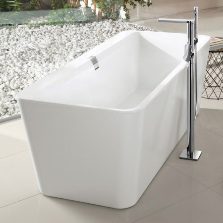 ��������� ����� Villeroy & Boch Squaro Edge 12 UBQ180SQE7PDV-RW 180x80, ����-�������, stone white
