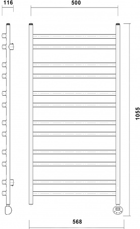 ����������������� ������������� Domoterm ������� �12 50x100, �������� ������, R