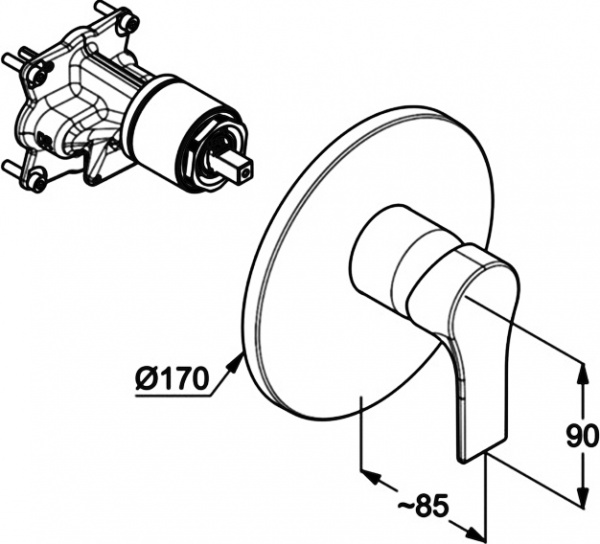 ��������� Kludi Zenta SL 486550565 ��� ����