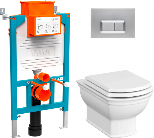 ��������  ������� ����������� VitrA 800-2018 � ������� �����, ���� + ���� ��� ������� ���������� VitrA Valarte 7805B003-0075 + ������-������� VitrA Valarte 124-003-009 � �����������