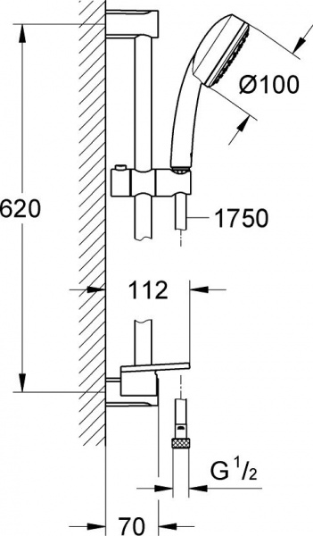 ������� �������� Grohe Tempesta Cosmopolitan 26083002