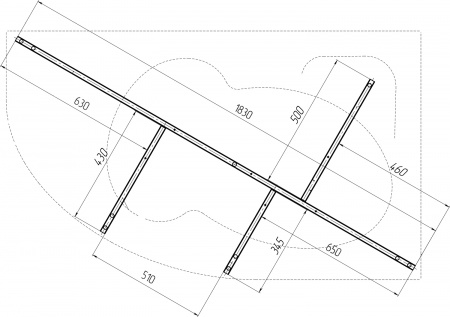 ��������� ����� 1MarKa Diana 170x90 L