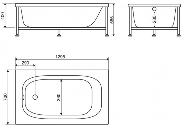 ��������� ����� BelBagno BB101 130x70