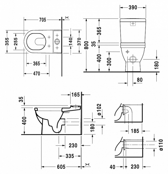 ������-������� Duravit Starck 3 0063390000