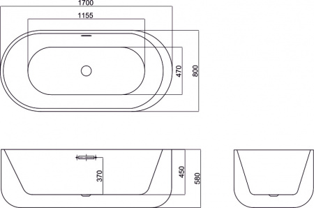 ��������� ����� Black&White Swan SB109 170x80