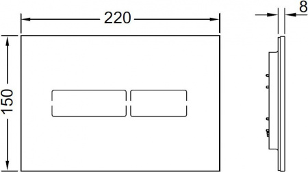 ������ ����� TECE Lux Mini 9240961 ��������� ������