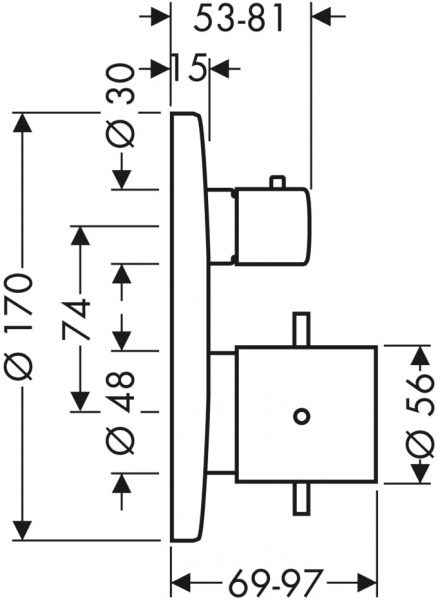 ��������� Axor Starck 10700000 ��� ����, ����