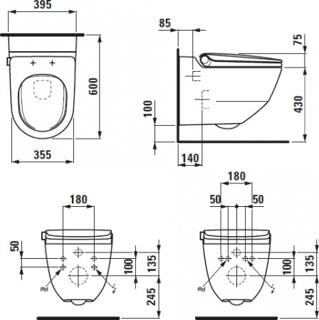 ������ ��������� Laufen Riva 8.2069.1.400.000.1 � ��������� LCC