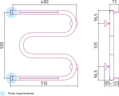 ����������������� ������� ������� �-�������� 50x50 � 2 �������