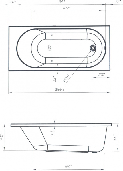 ��������� ����� Marka One Atlas 01���1670 160x70