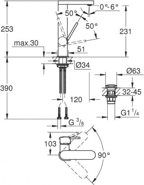 ��������� Grohe Plus 23873003 ��� ��������
