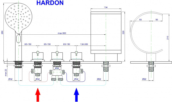 ��������� Royal Bath Hardon RB611 �� ���� �����