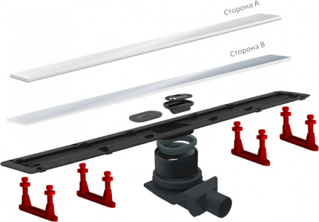   Pestan Confluo Frameless Line 850 white glass