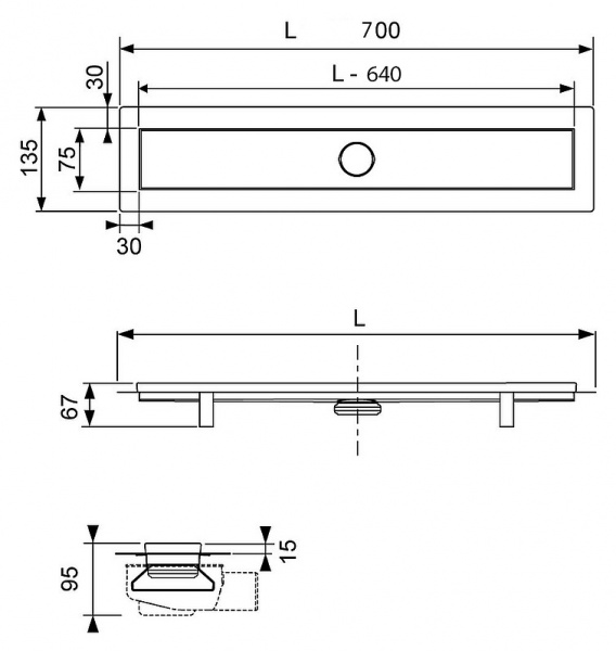 ������� ����� Tece TECElinus KL7002 70 �� �������� 15100079 (1 510 0079)