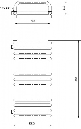 ����������������� ������������� Luxrad Salto Max 063486 60�53 L, �����, �������������� selmo smart programm � �������