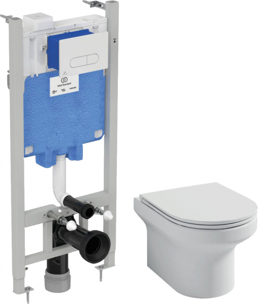    Jacob Delafon Elite EDX114RU-00  +  Ideal Standard ProSys Eco Frame 2.0 R0464AC