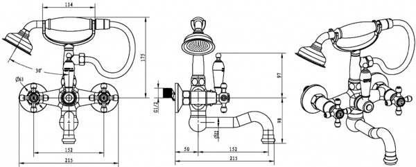 ��������� Boheme Crystal 293-CRST ��� ����� � �����