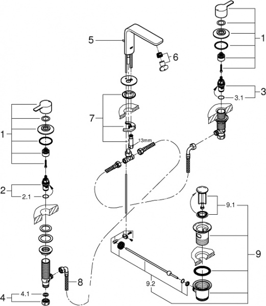 ��������� Grohe Lineare New 20304001 ��� ��������