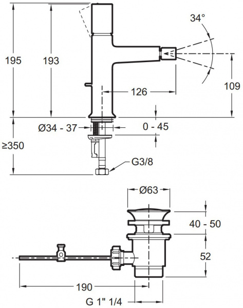 ��������� Jacob Delafon Rivoli E24167-CP ��� ����