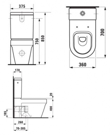 ����� ��� ������� Laufen Form 2767.0.000.278.1