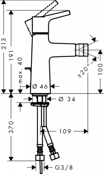 ��������� Hansgrohe Talis S 72200000 ��� ����