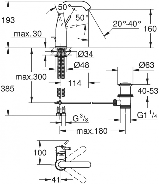 ��������� Grohe Essence New 23462EN1 ��� ��������