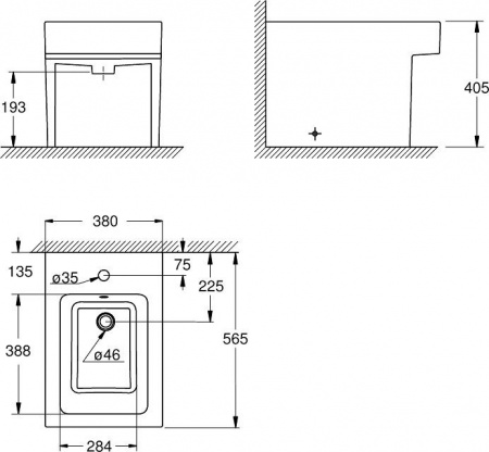���� ��������� Grohe Cube Ceramic 3948700H
