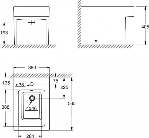 ���� ��������� Grohe Cube Ceramic 3948700H