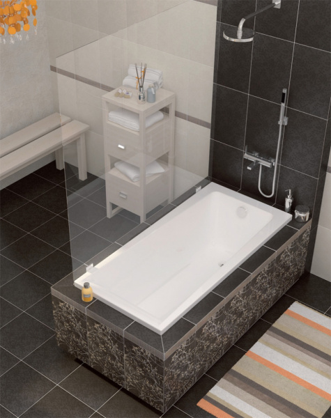 ��������� ����� Cersanit Lorena 150x70 ������ ����� + ����-�������