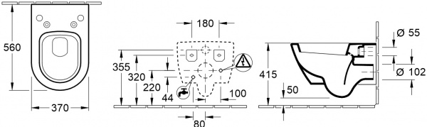 ������ ��������� Villeroy & Boch Subway 2.0 560050R1