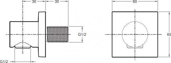 ��������� ����������� Jacob Delafon Modulo E8467-CP