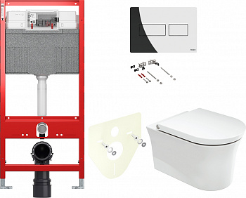 �������� ������ ��������� Duravit White Tulip 2576092000 ������������ + ������-������� � ����������� + ����������� TECE TECEprofil Uni 2.0 9300302 � ������� �����